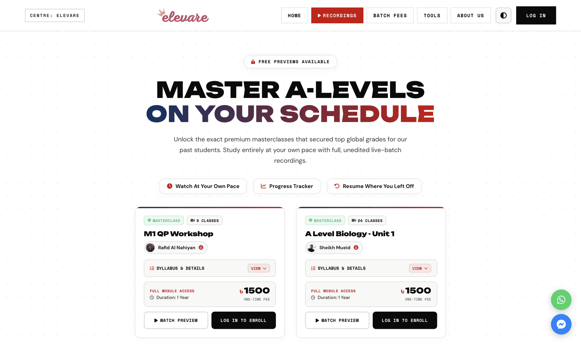 Elevare Platform Screenshot 2